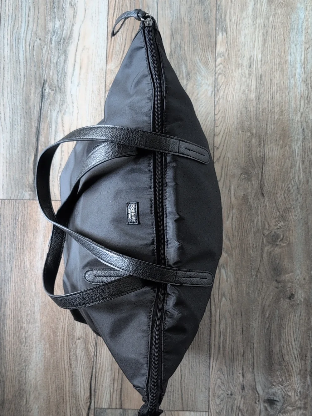 BOTKIER Tote Bag Black Zip Closure Fringe